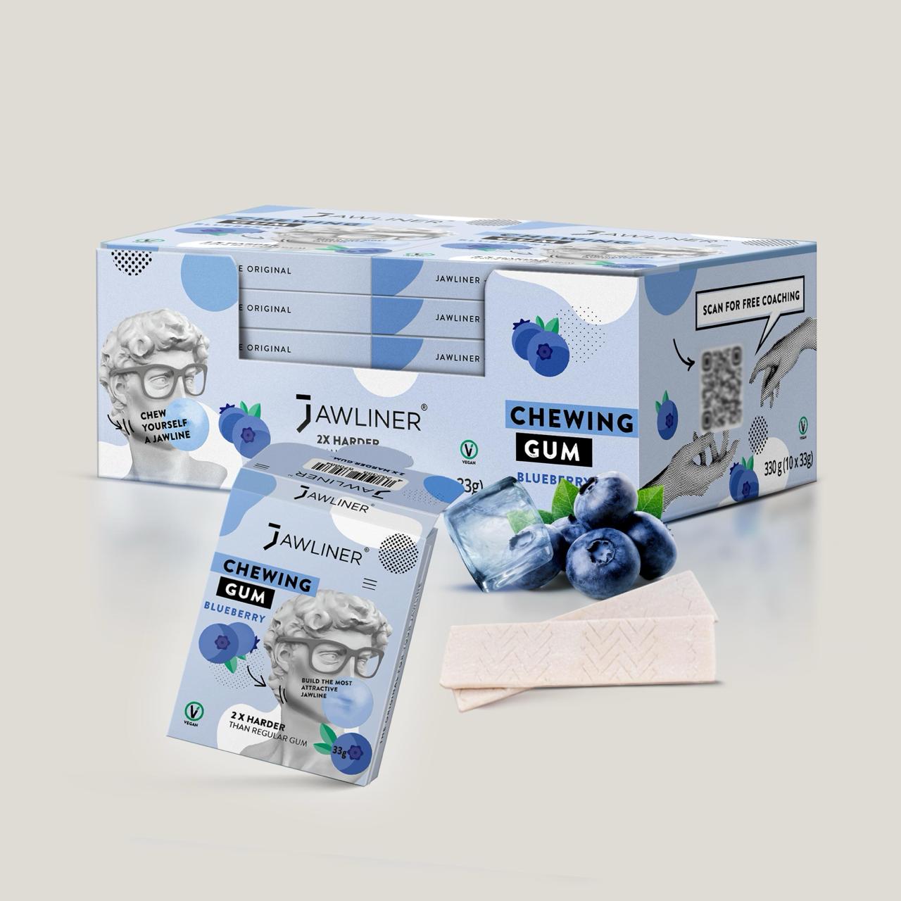 JAWLINER® Chewing Gum (Medium/Hard)